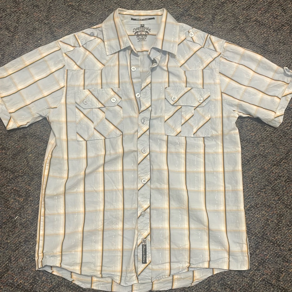 south pole premium button down shirt